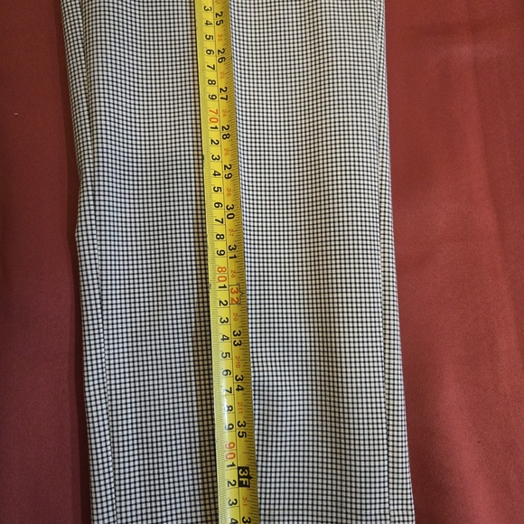 Karl Lagerfeld Black and White Checkered Cropped Pants - Picture 6 of 6